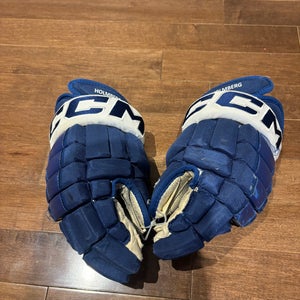 Pro Stock 14” CCM HG97XP Pro Player Gloves Leafs Holmberg