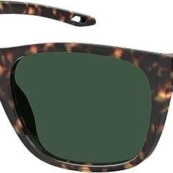 Under Armour Adult UA Raid Polarized Rectangular Sunglasses Brown Havana NEW!