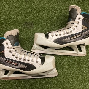 Senior Bauer Reactor 7000 Hockey Goalie Skates | Size 9.5