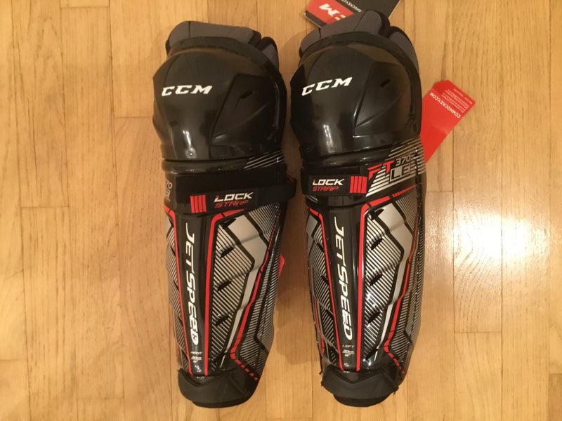 Junior CCM JetSpeed FT370 LE 12" Shin Pads (New)
