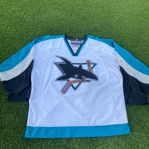 Used San Jose Sharks CCM Jersey sz 52