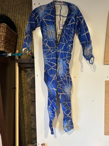 Unisex Youth 14/16 Spyder Padded Racing Ski Suit (Used)
