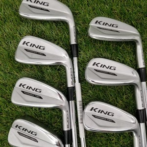 2020 COBRA KING FORGED TEC IRON SET 4-PW STIFF KBS $-TAPER LITE VERYGOOD