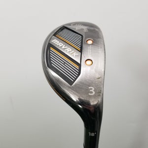 2020 CALLAWAY MAVRIK 3 HYBRID 18* STIFF PROJX CATALYST 75 FAIR