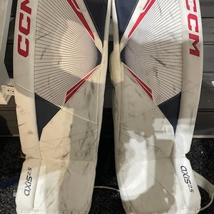2023 30" CCM Axis 2.5 Goalie Leg Pads (Used)