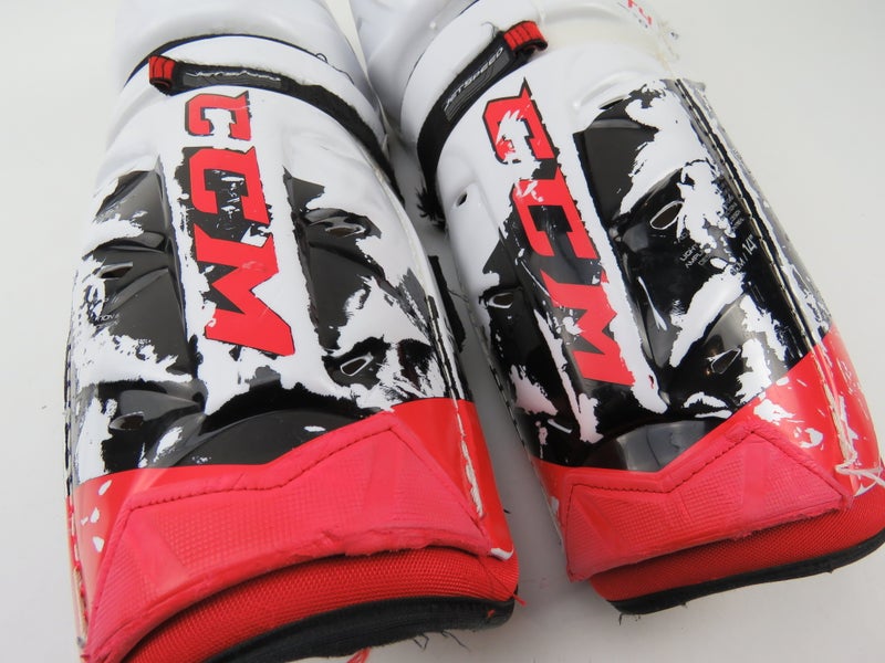 CCM JetSpeed FT4 PRO NHL Pro Stock Ice Hockey Player Shin Pads Protective Senior Size 14"