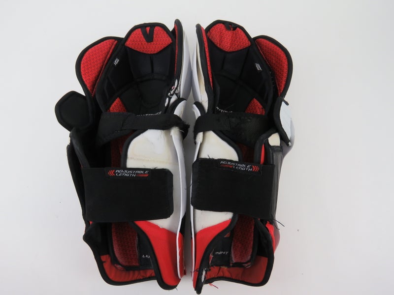 CCM JetSpeed FT4 PRO NHL Pro Stock Ice Hockey Player Shin Pads Protective Senior Size 14"