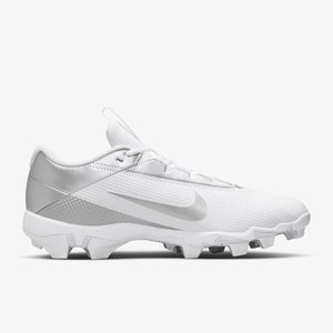 Nike Vapor Edge Shark 2 DH5088-102 Men's 14 White Silver Football Cleats LR3318