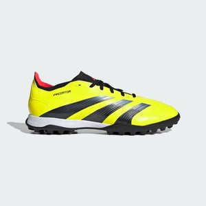 Adidas Predator 24 League IE2612 Men's 8.5 Solar Yellow Turf Soccer Shoes LR3282