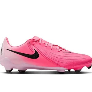 Nike Phantom Gx II Academy FD6723-600 Men's 10 Pink FG/MG Football Cleats LR3325