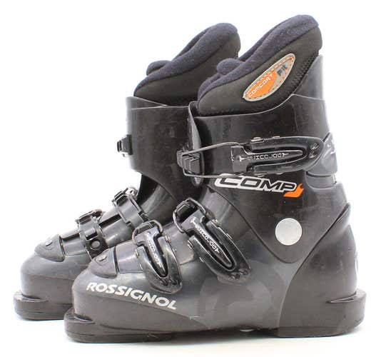 Rossignol Comp J3 Kids Ski Boots - Size 1.5 / Mondo 19.5 Used