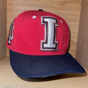 Vintage Indiana Hoosiers Zephyr Wool Blend Fitted Hat Cap Size 7 3/8 Big Logo