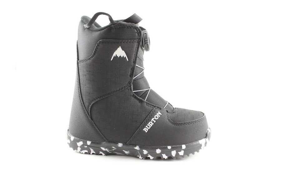 Burton Grom Boa Youth Snowboard Boots 12C Black New