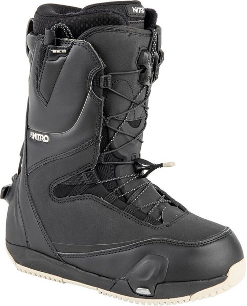 Nitro Cave TLS Step On Snowboard Boots, Women's 9, Black / Sand New Burton Only