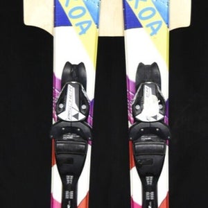 FISCHER KOA JR SKIS SIZE 120 CM WITH FISCHER BINDINGS