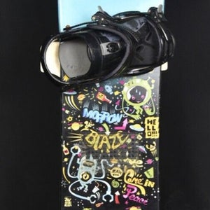 MORROW BLAZE SNOWBOARD SIZE 138 CM WITH MEDIUM BINDINGS