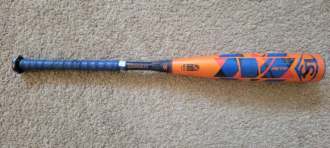 2022 Louisville Slugger Meta USSSA Certified Bat (-10) Composite 19 oz 29" (Used)
