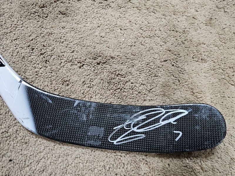 ANDREW COGLIANO 16'17 Signed Anaheim Ducks NHL Game Used Hockey Stick COA