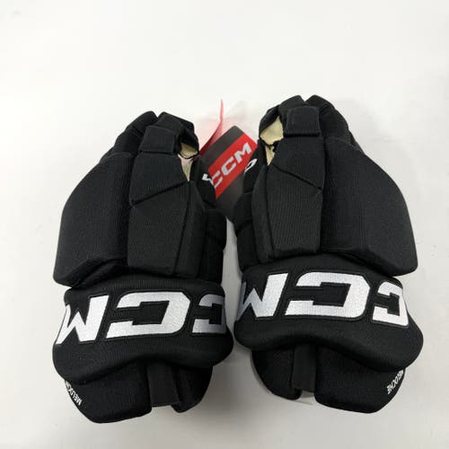 New Black CCM Tacks Pro Gloves | 14" | Meloche