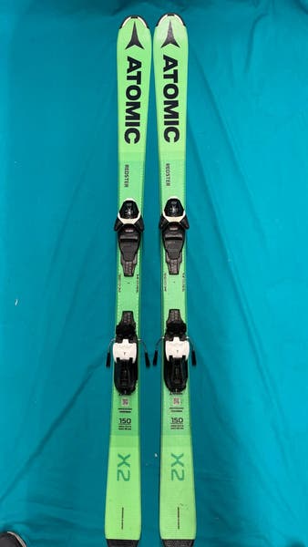 Kid's Atomic Redster X2 150 cm All Mountain Skis With Bindings