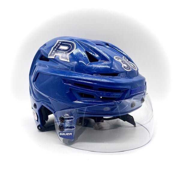 Bauer Re-Akt 150 - Used Pro Stock Hockey Helmet (Blue)