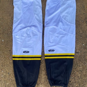 AK Edge Style Pro Stock Hockey Socks White Iowa Heartlanders 51741
