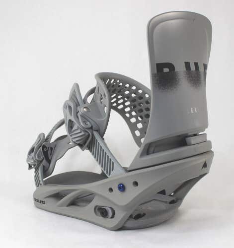 Burton Lexa X Snowboard Bindings Gray Logo Womens Large (US 8+) New Reflex Grey