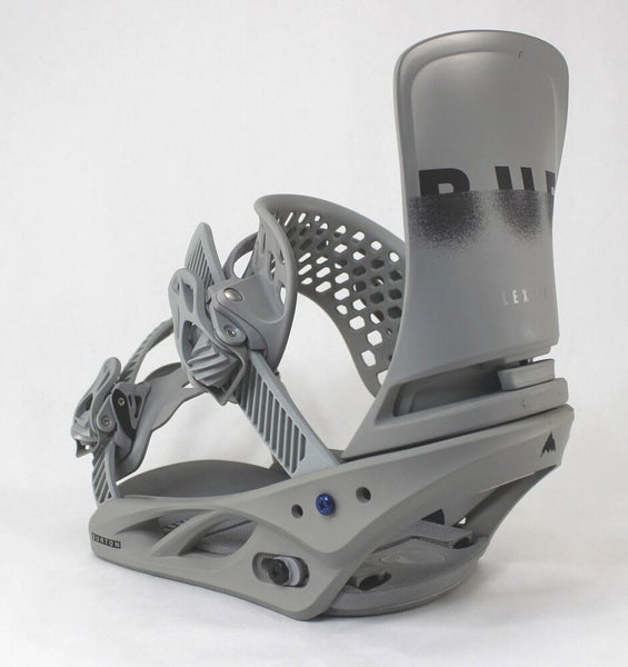 Burton Lexa X Snowboard Bindings Gray Logo Womens Large (US 8+) New Reflex Grey