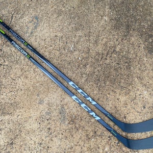 2 PACK CCM RibCor Trigger2 PMT Pro Stock Hockey Stick Grip 85 Flex Left P90 37693