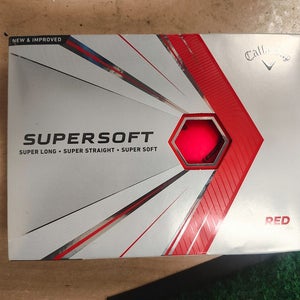 Callaway Supersoft Golf Balls Dozen 6 Red 6 White