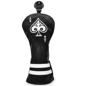 Ace of Spade Head Cover – Play Your Cards Right and Rule the Course! (Wood)
