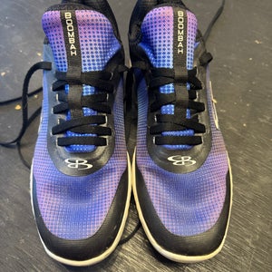Purple Women's Size M 7.0 (W 8.0) Boombah Low Top Metal (Used)