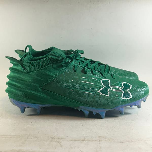 Under Armour Blur Smoke Suede 2.0 MC Football Cleats Green  display picture 3