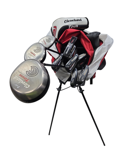 Used Cleveland Tour Action Package Set Mens Package Set Rh Red 11 Piece 11617-s000317618