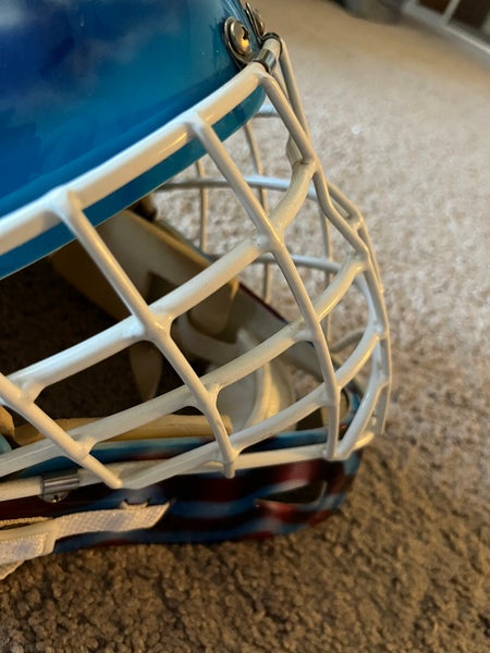 Badger goalie helmet | SidelineSwap | Buy and Sell on SidelineSwap