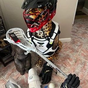 HIGH end lacrosse gear - full set up meets all NOCSAE
