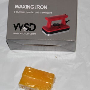 Ski Snowboard Wax Iron Tune Up Waxing Iron Textured Dimpled +100gram wax bonus