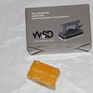 NEW waxing iron 2025  ski snowboard waxing iron gray flat for USA market +100gram wax