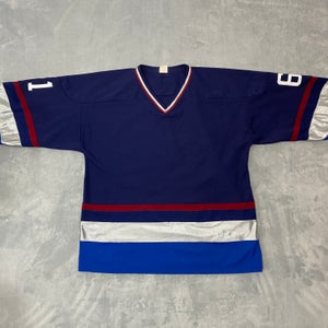 Vintage Athletic Knit AK COLORADO AVALANCHE Practice Hockey Jersey Men XL Canada