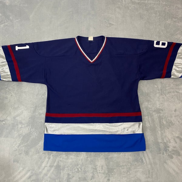 Vintage Athletic Knit AK COLORADO AVALANCHE Practice Hockey Jersey Men XL Canada