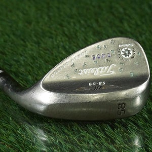 TITLEIST CUSTOM SM4 SPIN MILLED LOB WEDGE BV S400 STIFF 58, 09 RH