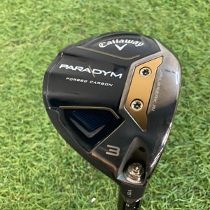 Men's Callaway Paradym Fairway Wood Right Handed Regular Flex 3 Wood (Used)