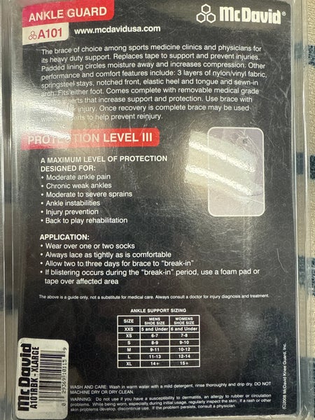 McDavid A101 Ankle Guard