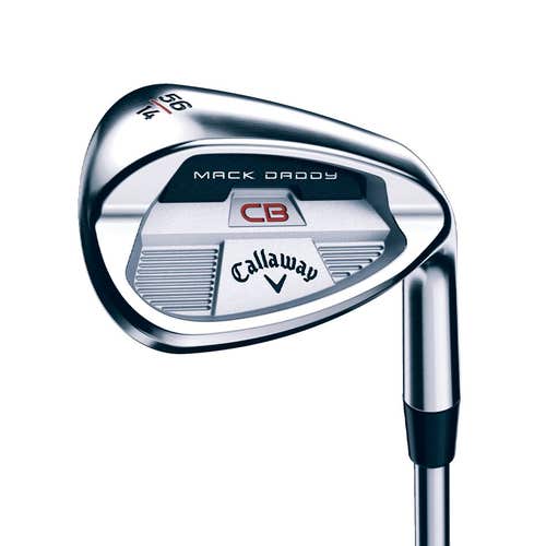 LEFT HANDED CALLAWAY MACK DADDY CB LOB WEDGE 60°-12° (BOUNCE) STEEL WEDGE FLEX KBS HI REV 2.0 105 W