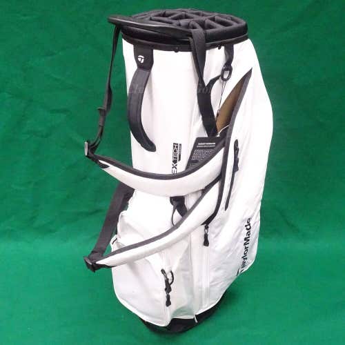 NEW TaylorMade TM24 2024 FlexTech Crossover White Golf Stand Bag w/ Raincover