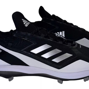 Adidas Mens Size 14 Baseball Cleats Black & White Icon V Boost Metal Spikes