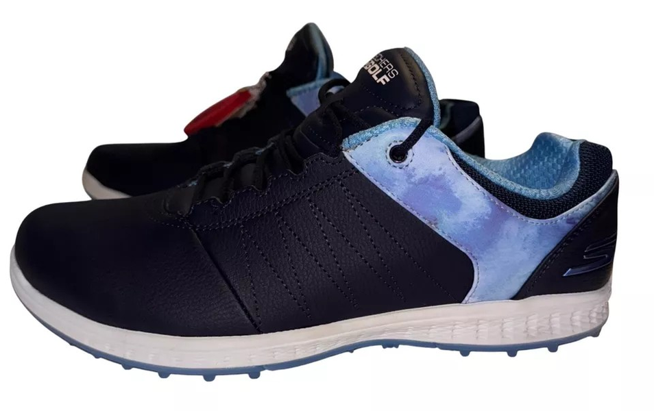 Skechers Womens Size 10 Navy & Blue Go Golf Elite 4 Waterproof Golf Shoes