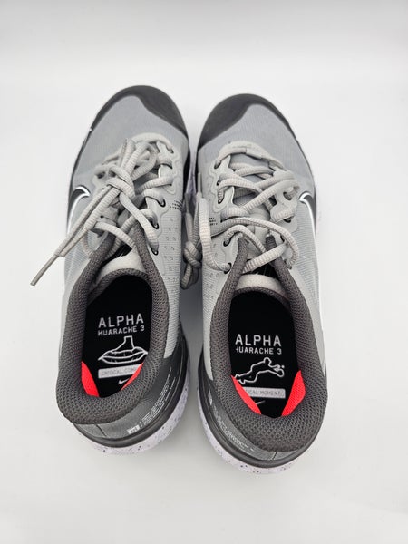 Nike Alpha Huarache Elite 3 Low Light Smoke Grey Baseball Cleats Mens Size 8