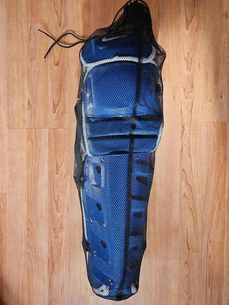 Nike Vapor Pro Baseball Catchers Leg Guards 18" PBP512-468 Blue White