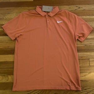 Nike Victory+ Men’s Golf Polo Shirt Orange Men’s Size Small FQ1142-812